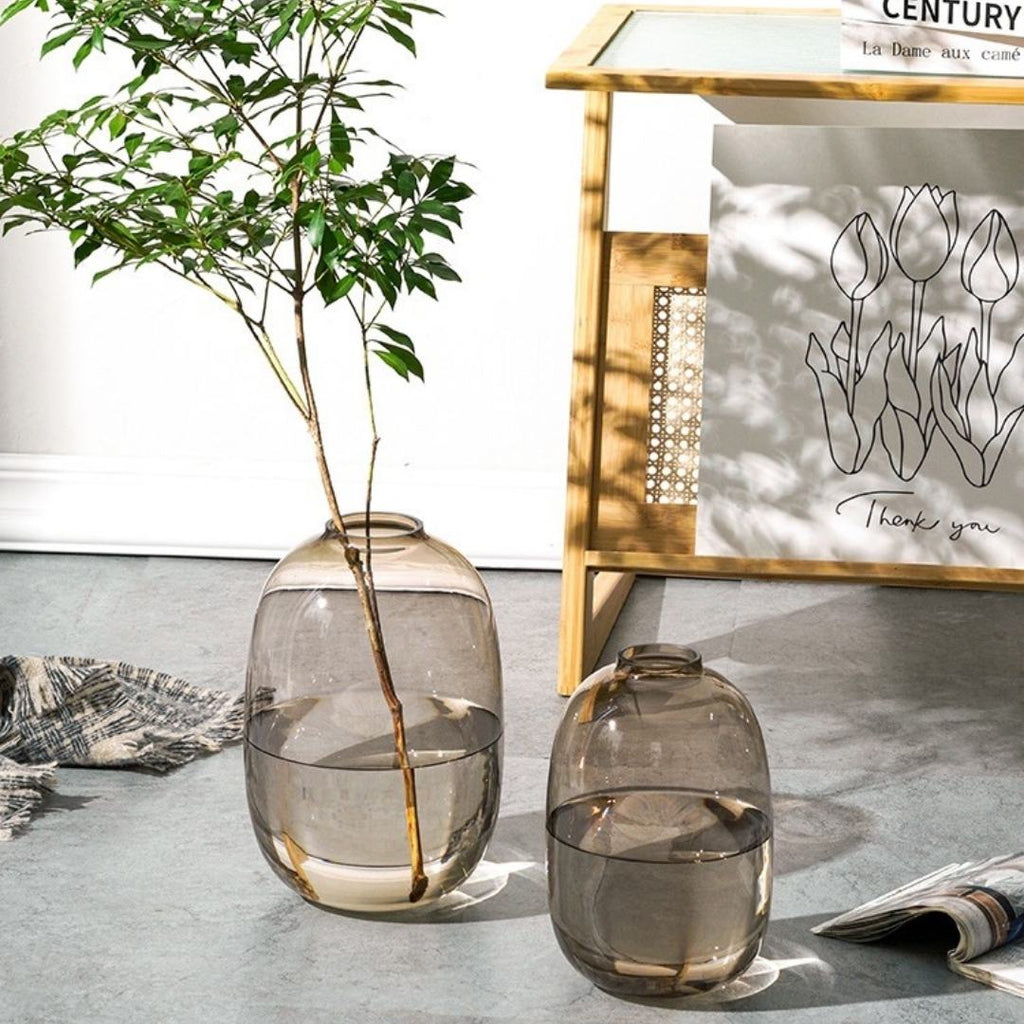 Tinted Glass Vase