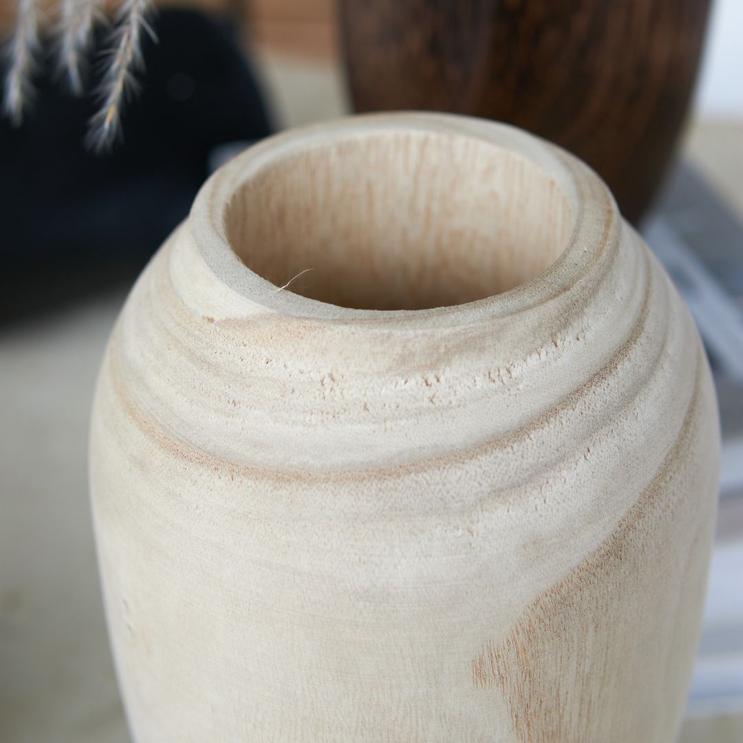 Wooden Vase