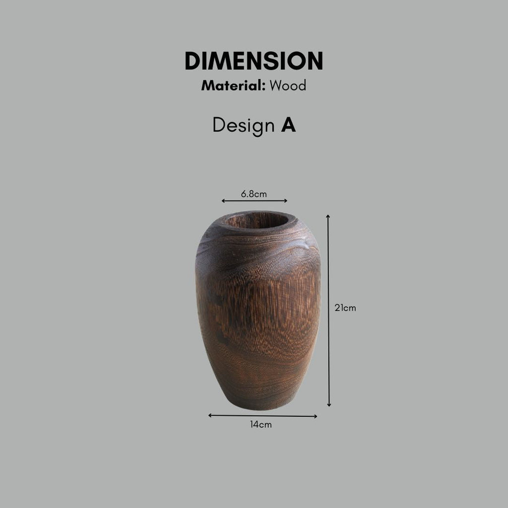 Wooden Vase