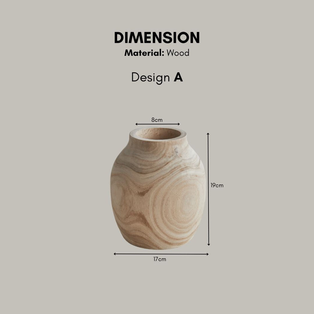 Wooden Vase