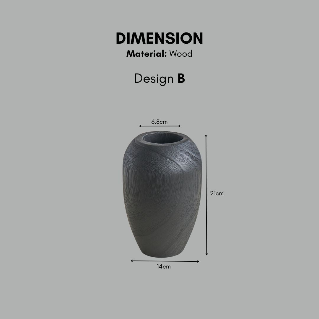 Wooden Vase