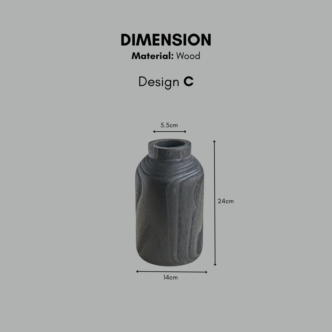 Wooden Vase